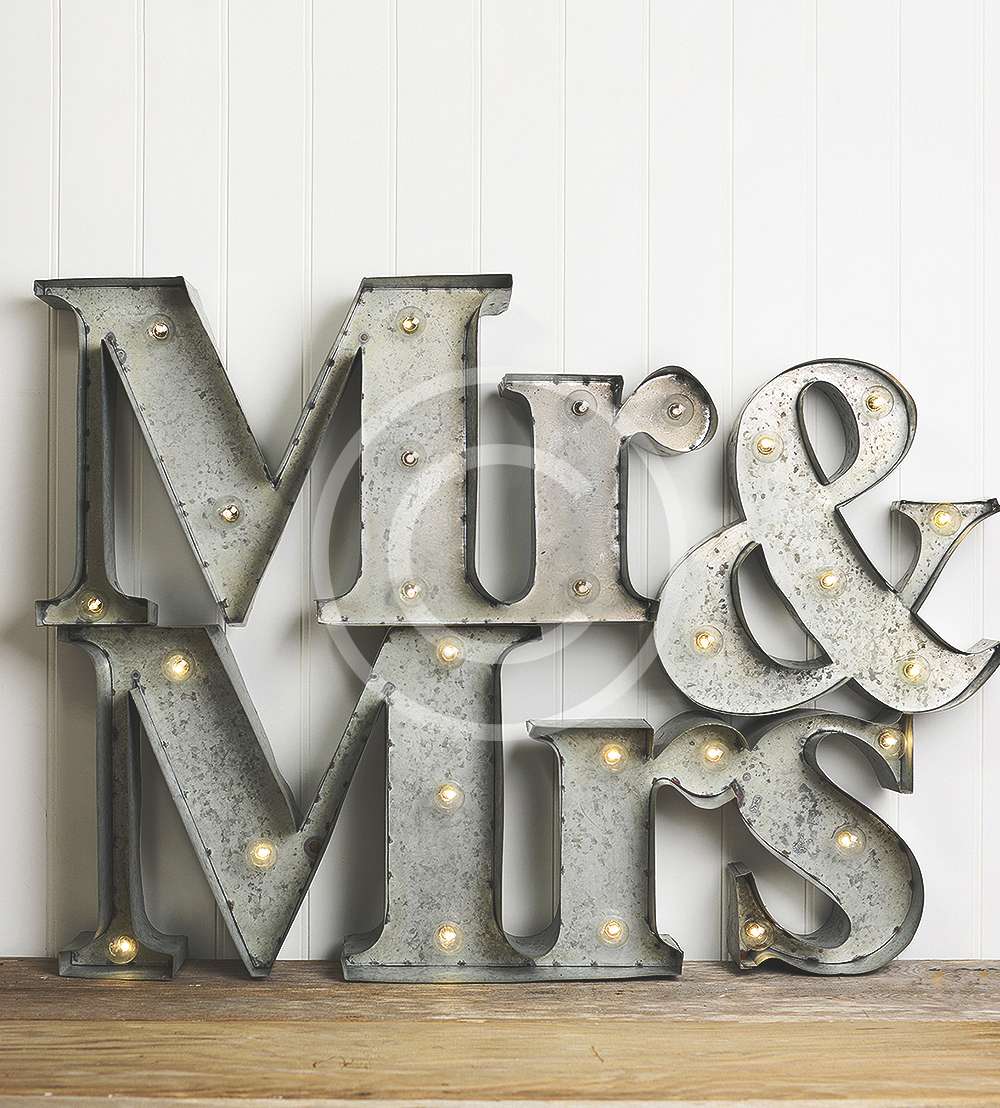 Wedding Lighted Signs Mon Amour Banquet